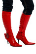 Photo: woman's legs in red boots woman's legs in red boots