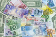 Banknoten verschiedener Länder