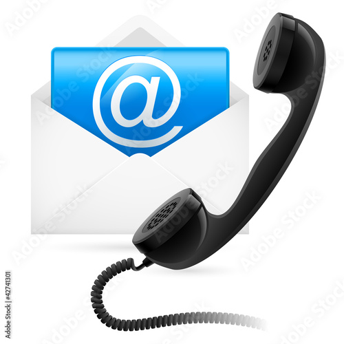 Vector: Telephone mail Telephone mail