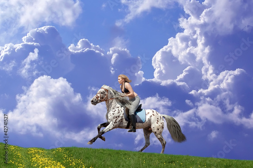 Photo: Equestrienne Equestrienne