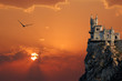 The well-known castle Swallow's Nest near Yalta