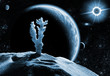 Foto: Dead planet in space Dead planet in space
