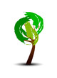Vector: abstract tree, vector abstract tree, vector