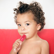 Kind mit Lollipop