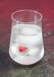 iced water glass