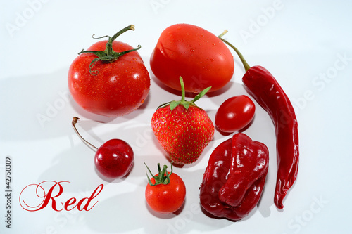 Photo: Rotes Obst/Gemüse Rotes Obst/Gemüse