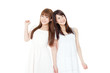 Foto: Beautiful young women. Portrait of asian. Beautiful young women. Portrait of asian.