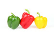 Drei Sorten Paprika