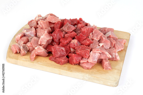 Photo: Drei Sorten Fleisch Drei Sorten Fleisch