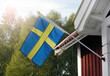 Photo: Swedish flag Swedish flag