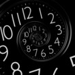 infinity time spiral clock