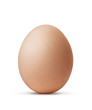 Photo: brown egg isolated on white background with clipping path brown egg isolated on white background with clipping path