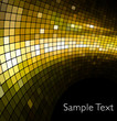 Vector: Golden business mosaic Golden business mosaic