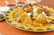 Nachos - Cheesy Tortilla Chips with Toppings & Dips