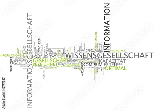 Illustration: Wissensgesellschaft | Informationsgesellschaft Wissensgesellschaft | Informationsgesellschaft