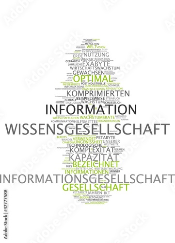 Illustration: Wissensgesellschaft | Informationsgesellschaft Wissensgesellschaft | Informationsgesellschaft