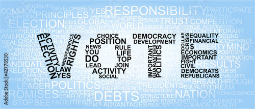 Vector: Vote background Vote background