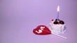 heart, love, candle,  sweet