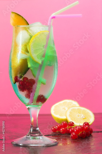 Photo: iced fruit cocktail iced fruit cocktail