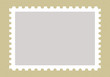 Briefmarke - Empty post stamp