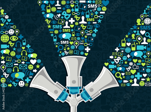 Vector: Social media Marketing concept Social media Marketing concept