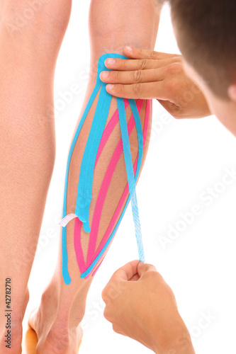Photo: Physio tape treatment Physio tape treatment