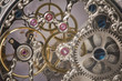 Photo: close view of watch mechanism close view of watch mechanism