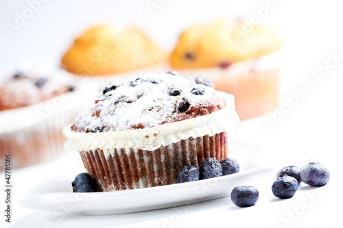 Photo: BLUEBERRY AND RAISIN MUFFINS BLUEBERRY AND RAISIN MUFFINS