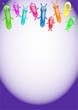 Illustration: Birthday Party Balloon Border Birthday Party Balloon Border