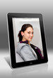 Girl on tablet