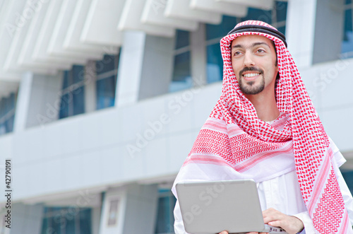 Photo: Arab on the street in summer Arab on the street in summer