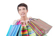 Girl after the shopping spree