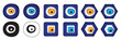 Icons of blue bead