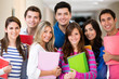 Happy students