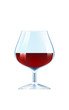 Glass of red wine