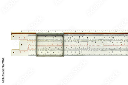 Photo: slide rule slide rule