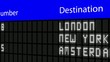 Video: Airport Departures Information Board Airport Departures Information Board