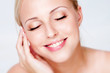 Photo: beautiful blonde portrait in studio beautiful blonde portrait in studio