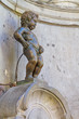 Manneken Pis, closeup view of statue in Brussels