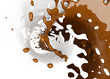 milk and chocolate swirl