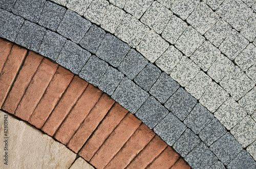 Photo: pattern on the pavement pattern on the pavement