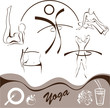 Vector: yoga, set icon, logos vector yoga, set icon, logos vector