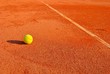 Detail of clay tennis court