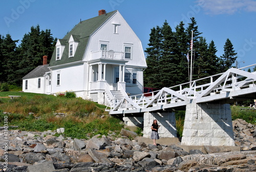 Photo: Keepers House at Marshall Point Lighthouse, Maine Keepers House at Marshall Point Lighthouse, Maine
