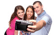 Foto: Happy people taking picture of themselves Happy people taking picture of themselves