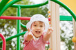 two-year child at playground