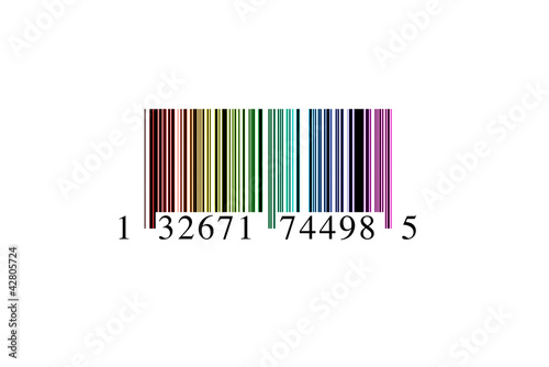 Illustration: Código de barras colores Código de barras colores