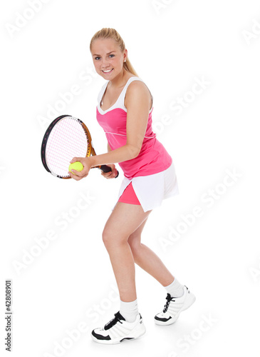 Foto: Attraktive Tennisspielerin Attraktive Tennisspielerin