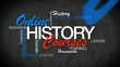 Online History courses e-learning word tag cloud animation video
