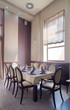 Table and chairs in a restaurant